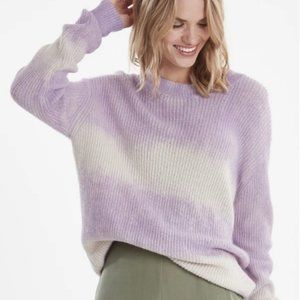 B. YOUNG PURPLE TIE DYE SWEATER
